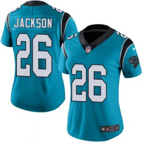 Wholesale Cheap Nike Panthers #26 Donte Jackson Blue Alternate Women\'s Stitched NFL Vapor Untouchable Limited Jersey
