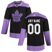 Wholesale Cheap Toronto Maple Leafs Adidas Hockey Fights Cancer Custom Practice Jersey Black