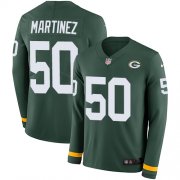 Wholesale Cheap Nike Packers #50 Blake Martinez Green Team Color Men's Stitched NFL Limited Therma Long Sleeve Jersey