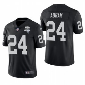 Wholesale Cheap Las Vegas Raiders #24 Johnathan Abram Men\'s Nike 2020 Inaugural Season Vapor Limited NFL Jersey Black