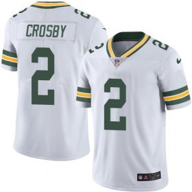 Wholesale Cheap Nike Packers #2 Mason Crosby White Men\'s Stitched NFL Vapor Untouchable Limited Jersey