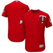 Wholesale Cheap Twins Blank Red 2019 Spring Training Flex Base Stitched MLB Jersey