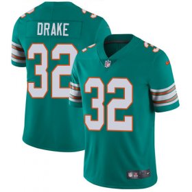 Wholesale Cheap Nike Dolphins #32 Kenyan Drake Aqua Green Alternate Men\'s Stitched NFL Vapor Untouchable Limited Jersey
