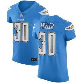 Wholesale Cheap Nike Chargers #30 Austin Ekeler Electric Blue Alternate Men\'s Stitched NFL Vapor Untouchable Elite Jersey