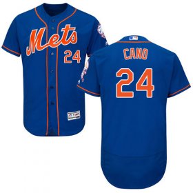 Wholesale Cheap Mets #24 Robinson Cano Blue Flexbase Authentic Collection Stitched MLB Jersey