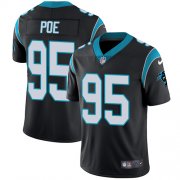 Wholesale Cheap Nike Panthers #95 Dontari Poe Black Team Color Men's Stitched NFL Vapor Untouchable Limited Jersey