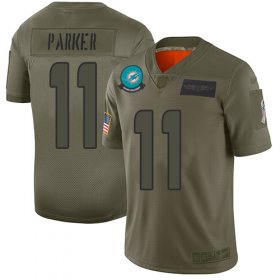 Wholesale Cheap Nike Dolphins #11 DeVante Parker Camo Men\'s Stitched NFL Limited 2019 Salute To Service Jersey