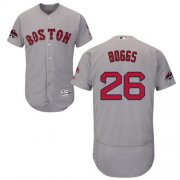 Wholesale Cheap Red Sox #26 Wade Boggs Grey Flexbase Authentic Collection 2018 World Series Champions Stitched MLB Jersey