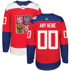 Wholesale Cheap Men\'s Adidas Team Czech Republic Personalized Authentic Red Road 2016 World Cup NHL Jersey