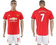 Wholesale Cheap Manchester United #7 Memphis Red Home Soccer Club Jersey