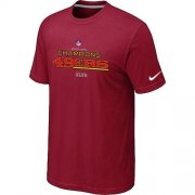 Wholesale Cheap Men's Nike San Francisco 49ers 2012 NFC Conference Champions Trophy Collection Long T-Shirt Red