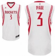 Wholesale Cheap Men's Houston Rockets #3 Chris Paul White Stitched NBA Adidas Revolution 30 Swingman Jersey