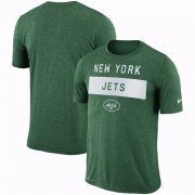 Wholesale Cheap Men's New York Jets Nike Green Sideline Legend Lift Performance T-Shirt