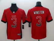 Wholesale Cheap Nike Buccaneers #3 Jameis Winston Red Team Color Men's Stitched NFL Limited Rush Drift Fashion Jersey