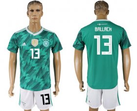 Wholesale Cheap Germany #13 Ballack Away Soccer Country Jersey
