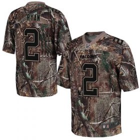 Wholesale Cheap Nike Falcons #2 Matt Ryan Camo Men\'s Stitched NFL Realtree Elite Jersey
