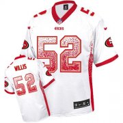 Wholesale Cheap Nike 49ers #52 Patrick Willis White Men's Stitched NFL Elite Drift Fashion Jersey