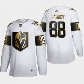 Wholesale Cheap Vegas Golden Knights #88 Nate Schmidt Men\'s Adidas White Golden Edition Limited Stitched NHL Jersey