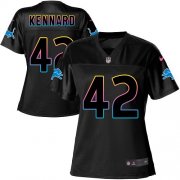 Wholesale Cheap Nike Lions #42 Devon Kennard Black Women's NFL Fashion Game Jersey