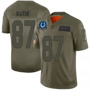 Wholesale Cheap Nike Colts #87 Reggie Wayne Camo Men's Stitched NFL Limited 2019 Salute To Service Jersey