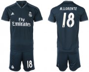 Wholesale Cheap Real Madrid #18 M.Llorente Away Soccer Club Jersey