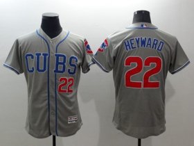 Wholesale Cheap Cubs #22 Jason Heyward Grey Flexbase Authentic Collection Alternate Road Stitched MLB Jersey