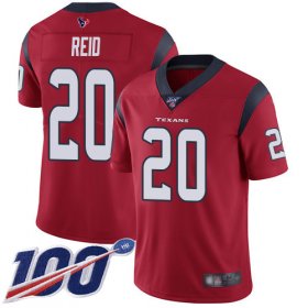 Wholesale Cheap Nike Texans #20 Justin Reid Red Alternate Men\'s Stitched NFL 100th Season Vapor Limited Jersey