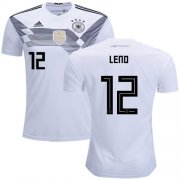 Wholesale Cheap Germany #12 Leno White Home Soccer Country Jersey