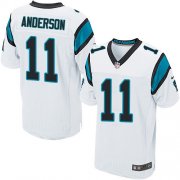 Wholesale Cheap Nike Panthers #11 Robby Anderson White Men's Stitched NFL New Elite Jersey