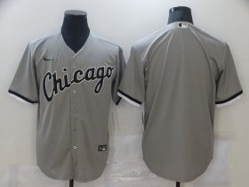 Wholesale Cheap Men Chicago White Sox Blank Grey Game Nike MLB Jerseys