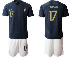 Wholesale Cheap France #17 Sissoko Home Soccer Country Jersey