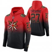 Wholesale Cheap Vegas Golden Knights #27 Shea Theodore Adidas Reverse Retro Pullover Hoodie Red Black