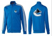 Wholesale Cheap NHL Vancouver Canucks Zip Jackets Blue-2