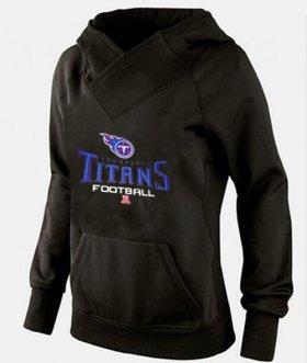 Wholesale Cheap Women\'s Tennessee Titans Big & Tall Critical Victory Pullover Hoodie Black