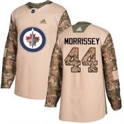 Wholesale Cheap Adidas Jets #44 Josh Morrissey Camo Authentic 2017 Veterans Day Stitched NHL Jersey