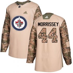 Wholesale Cheap Adidas Jets #44 Josh Morrissey Camo Authentic 2017 Veterans Day Stitched NHL Jersey