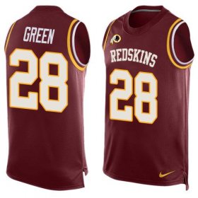 Wholesale Cheap Nike Redskins #28 Darrell Green Burgundy Red Team Color Men\'s Stitched NFL Limited Tank Top Jersey