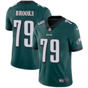 Wholesale Cheap Nike Eagles #79 Brandon Brooks Midnight Green Team Color Men's Stitched NFL Vapor Untouchable Limited Jersey