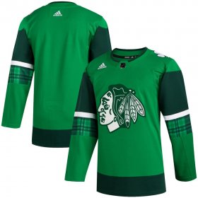 Wholesale Cheap Chicago Blackhawks Blank Men\'s Adidas 2020 St. Patrick\'s Day Stitched NHL Jersey Green.jpg
