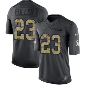 Wholesale Cheap Nike Bears #23 Kyle Fuller Black Men\'s Stitched NFL Limited 2016 Salute to Service Jersey