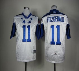 Wholesale Cheap Cardinals #11 Larry Fitzgerald White 2012 Pro Bowl Stitched NFL Jersey