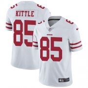 Wholesale Cheap Nike 49ers #85 George Kittle White Youth Stitched NFL Vapor Untouchable Limited Jersey
