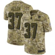 Wholesale Cheap Nike Falcons #37 Ricardo Allen Camo Men's Stitched NFL Limited 2018 Salute To Service Jersey