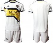 Wholesale Cheap Men 2020-2021 Club Boca juniors away white blank Adidas Soccer Jersey