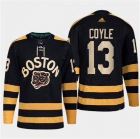 Wholesale Cheap Men\'s Boston Bruins #13 Charlie Coyle Black Classic Primegreen Stitched Jersey