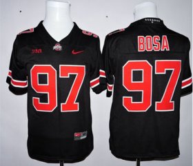 Wholesale Cheap Men\'s Ohio State Buckeyes #97 Joey Bosa Black 2015 College Football Nike Limited Jersey