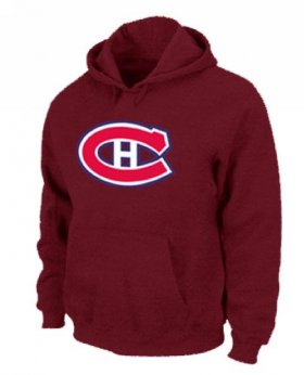 Wholesale Cheap NHL Montreal Canadiens Big & Tall Logo Pullover Hoodie Red