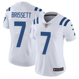 Wholesale Cheap Nike Colts #7 Jacoby Brissett White Women\'s Stitched NFL Vapor Untouchable Limited Jersey