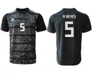 Wholesale Cheap Mexico #5 A.Reyes Black Soccer Country Jersey