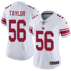 Wholesale Cheap Nike Giants #56 Lawrence Taylor White Women\'s Stitched NFL Vapor Untouchable Limited Jersey